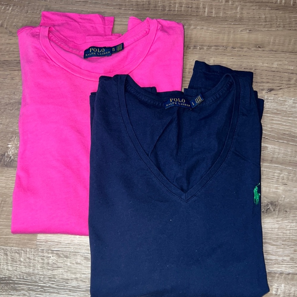 Two polo long sleeve shirts